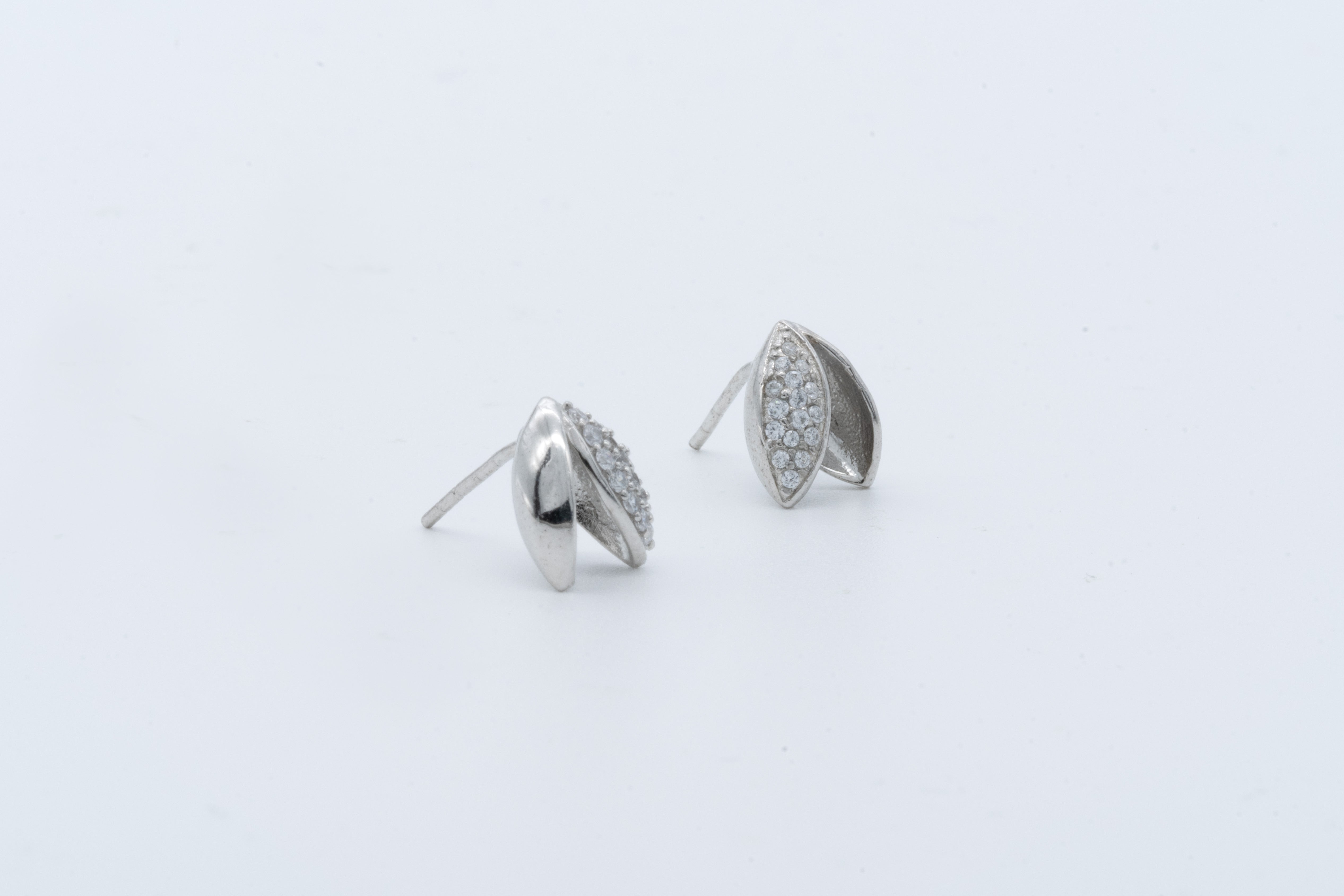 Silver Leaf Charm Set